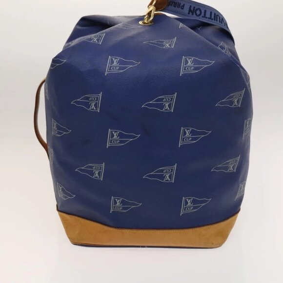 LOUIS VUITTON LV Cup Sac Marine Shoulder Bag PVC Leather Blue - Picture 4 of 15
